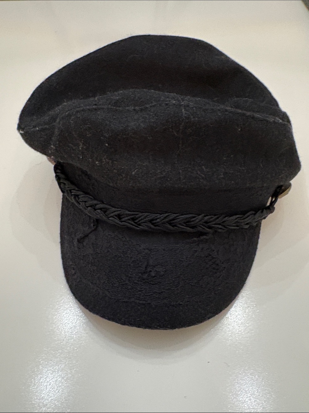 Epoch Hats Company 100% Wool Black Flat Cap
